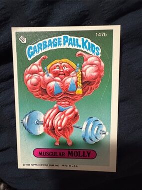 Muscular Molly Collectible Card - Pink Character